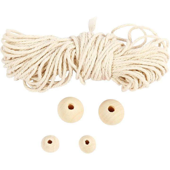 Mini ustvarjalni komplet Macrame snežinke — slika 4