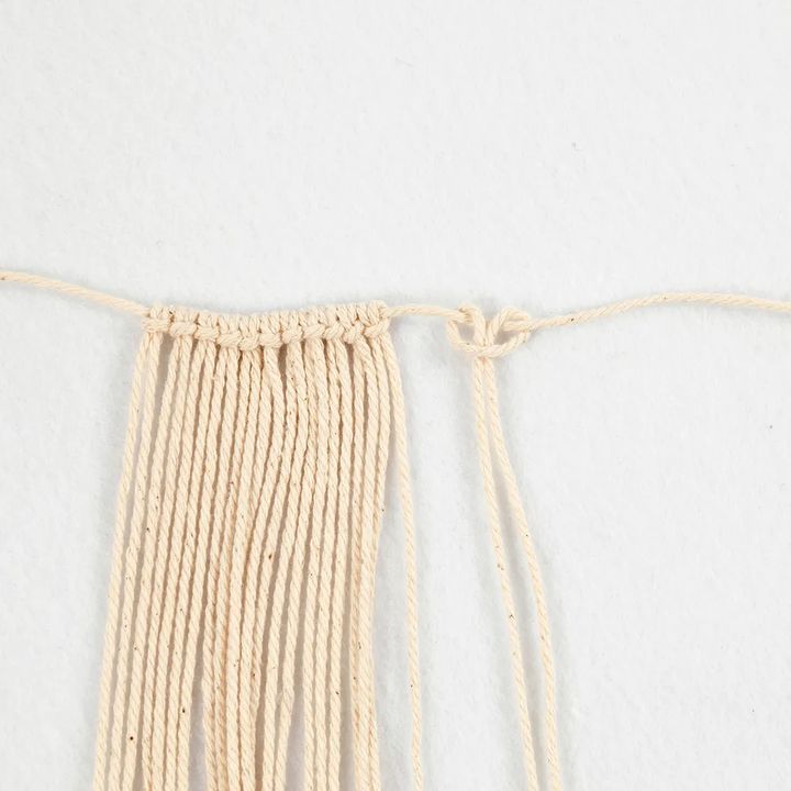 Mini ustvarjalni komplet Macrame snežinke — slika 5