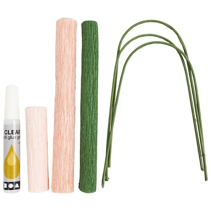 Mini ustvarjalni set | Nageljni iz krep papirja – pogled 2