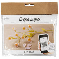 Mini ustvarjalni set | Vejo češnjevega cveta iz krep papirja