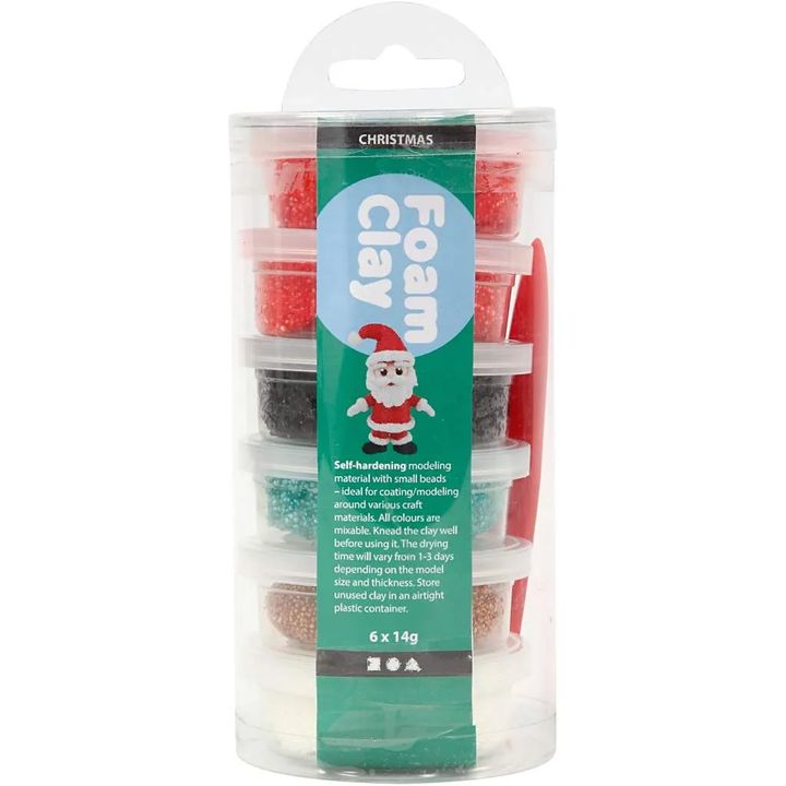 Modelirna masa Foam Clay Božič 6 x 14 g — slika 4