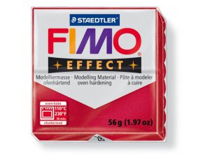 Modelirna masa FIMO Effect za termalno obdelavo - 56 g – Metalik rubin