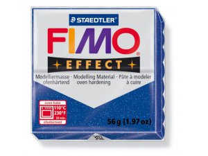 Modelirna masa FIMO Effect za termalno obdelavo - 56 g – Svetlikajoča Modra