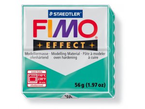 Modelirna masa FIMO Effect za termalno obdelavo - 56 g – Transparent zelena