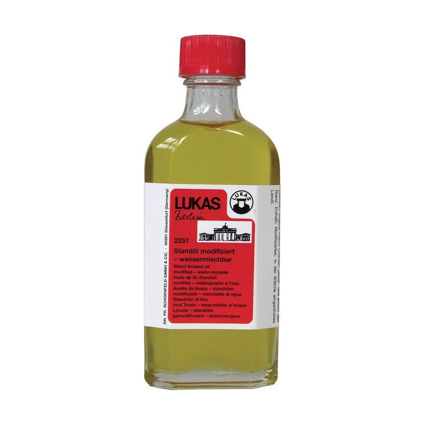 Modificirano stand olje LUKAS Berlin za oljne barve 125 ml