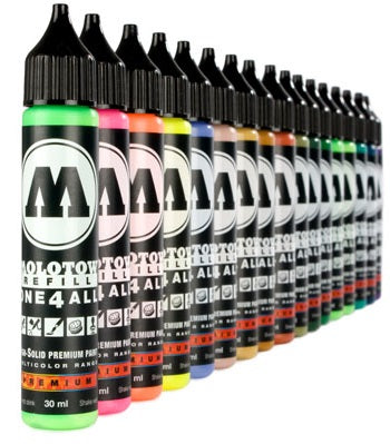 MOLOTOW rezervno polnilo ONE4ALL - 30 ml | različne barve