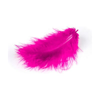 MARABU perje 10 / 12cm 17 kom – magenta