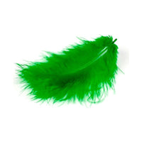 MARABU perje 10 / 12cm 17 kom – zelené