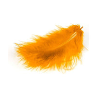 MARABU perje 10 / 12cm 17 kom – oranžové