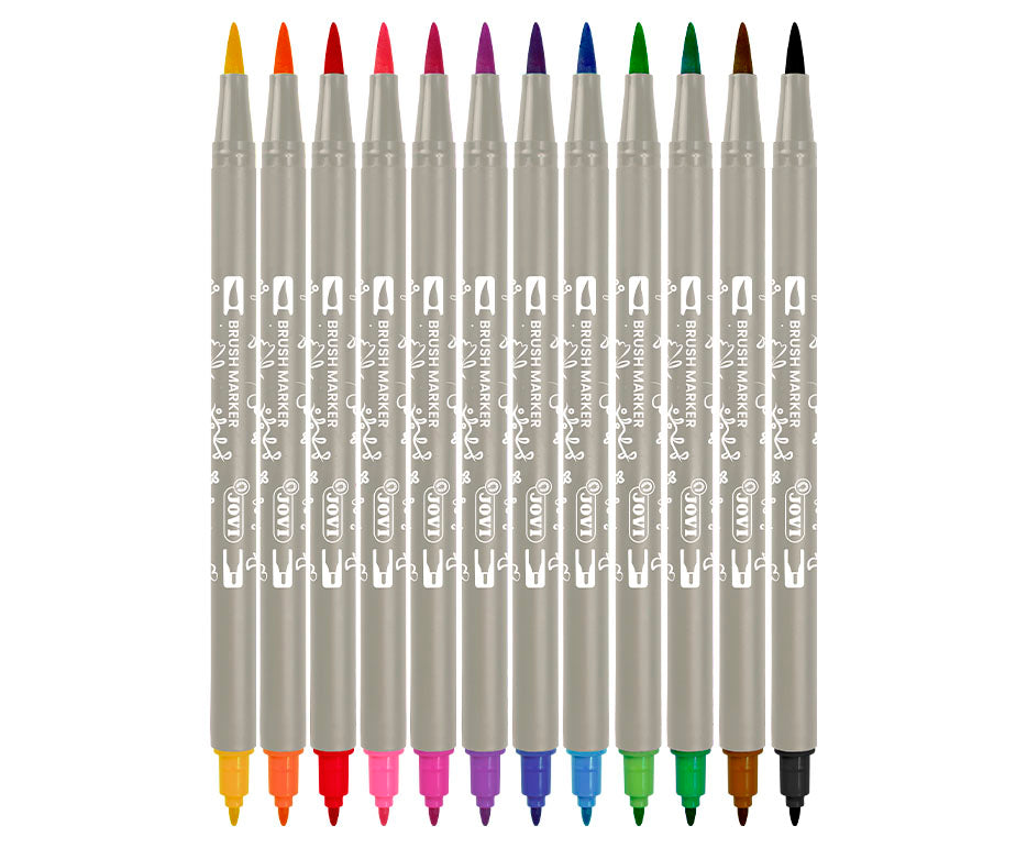 Obojestranski akvarelni flomastri JOVI Lettering / set 12 kosov