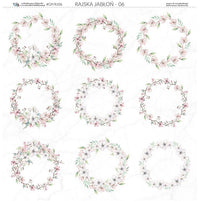 Obojestranski papir za scrapbooking tehniko 30.5 x 30.5 cm - Paradise Apple Tree 06