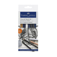 Oglje za skiciranje Faber-Castell - set 7 kom