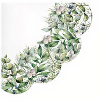 Okrogle serviete za decoupage Zimska zelenina - 1 kos