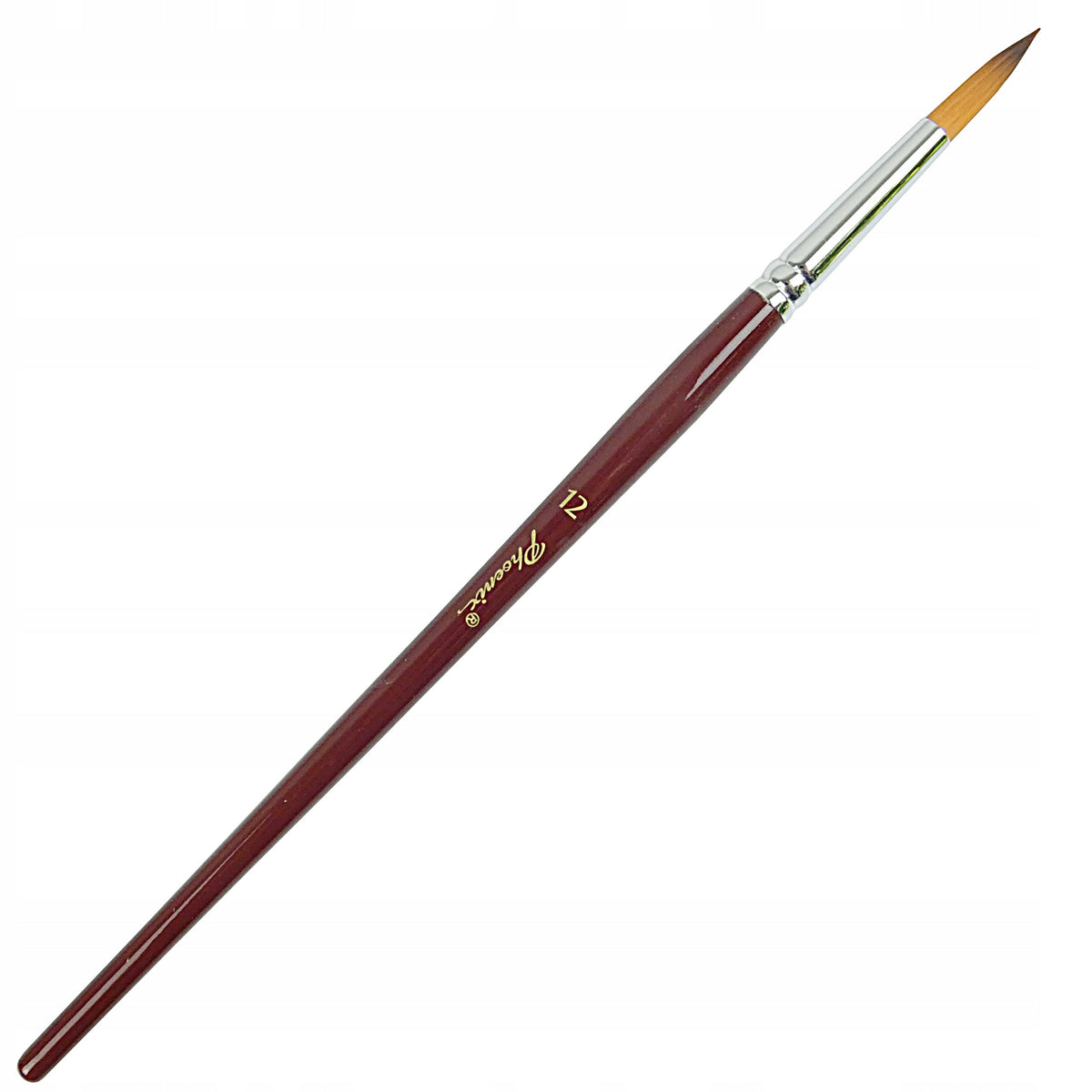 Okrogli čopič Phoenix 6604RS, sintetične ščetine, velikosti 0–16 – 12#