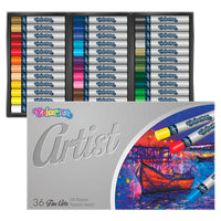 Okrogli oljni pasteli Colorino Artist - paket 36 kosov