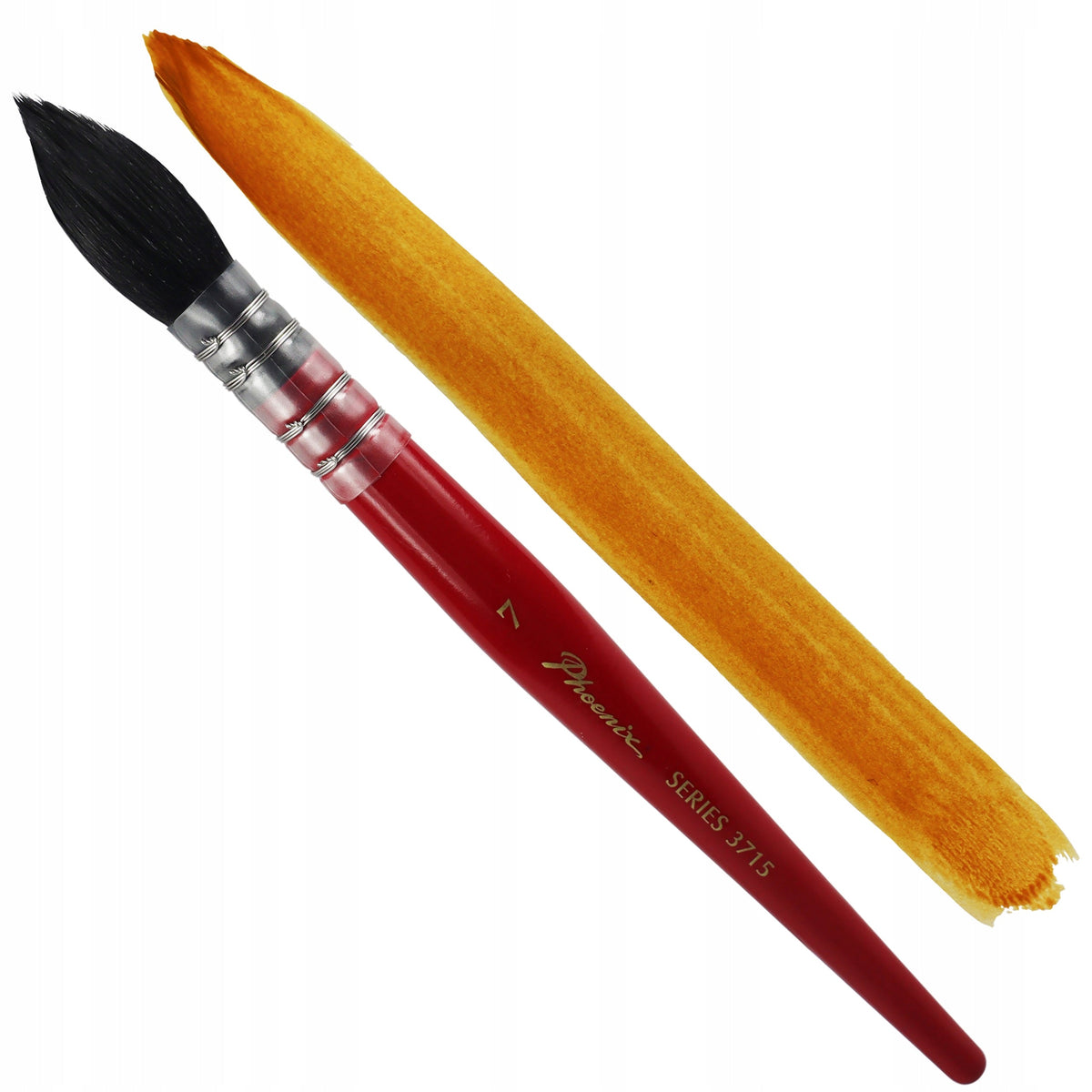 Okrúhly štetec typu mop Phoenix 3715, syntetické štetiny, veľkosti 0 – 8 – výber veľkosti
