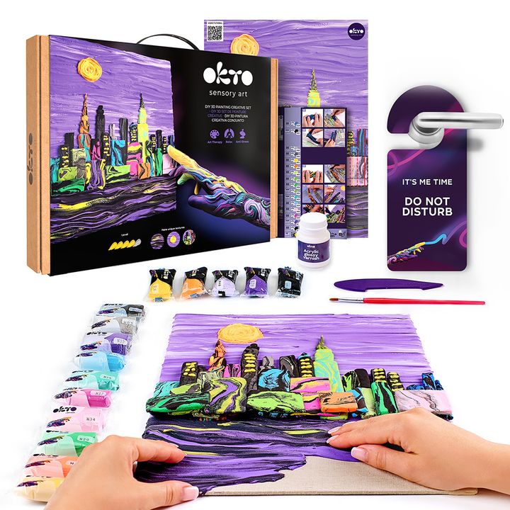 OKTO Creative 3D Set "Skyline New York" 30 x 40 cm – pogled 2