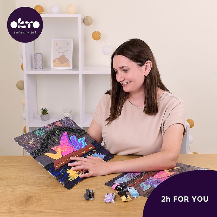 OKTO Kreativni 3D set "Opera v Sydneyju" 30 x 40 cm – pogled 6
