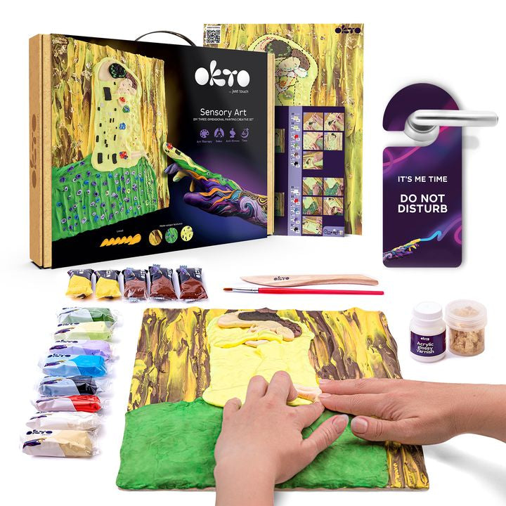 OKTO Kreativni 3D set "Poljub" 30 x 40 cm – pogled 2
