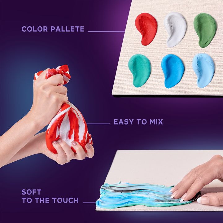 OKTO Kreativni 3D set "Riba" 30 x 40 cm – pogled 5