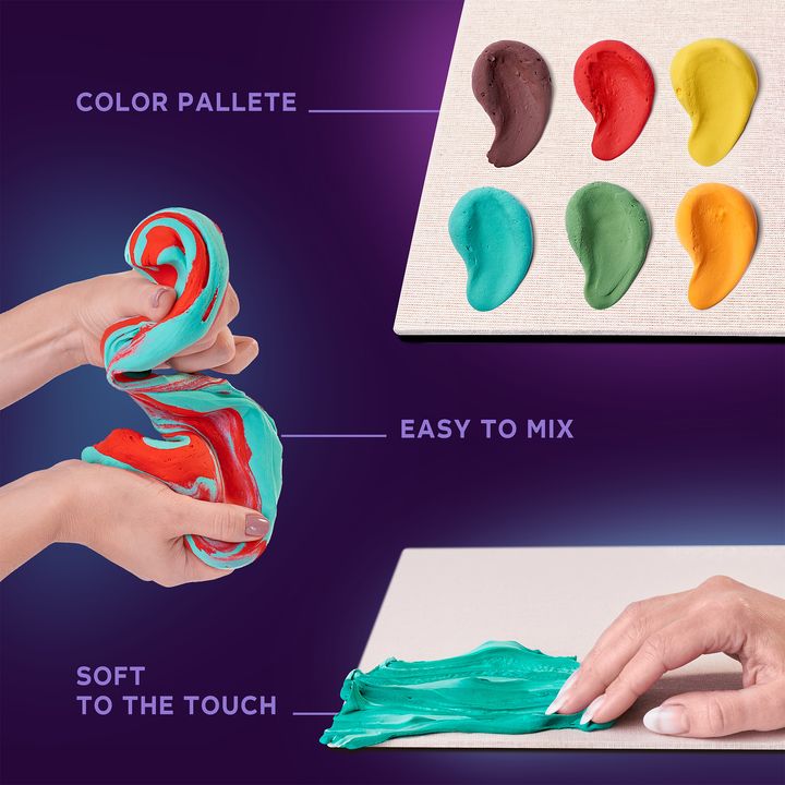 OKTO Kreativni 3D set "Sončnice" 30 x 40 cm – pogled 5
