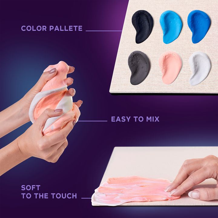 OKTO Kreativni 3D set "Valovi v Kanawagi" 30 x 40 cm – pogled 5