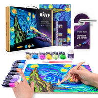 OKTO Kreativni 3D set "Zvezdnato nebo" 30 x 40 cm – pogled 2