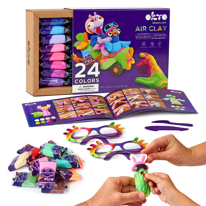 OKTO kreativni samoporjavitveni set 24 odtenkov – pogled 3