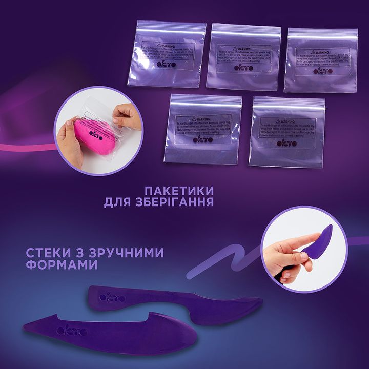 OKTO kreativni samoporjavitveni set 24 odtenkov – pogled 4