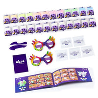 OKTO kreativni samoporjavitveni set 24 pastelnih odtenkov – pogled 2
