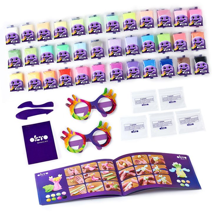 OKTO kreativni samoporjavitveni set 36 odtenkov – pogled 2
