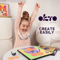 OKTO slika s samoporjavitveno maso 30 x 30 cm Zajec – pogled 6