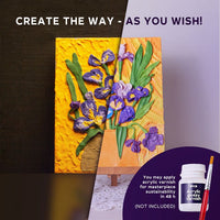 OKTO ustvarjalni 3D set "Iris" 30 x 40 cm – pogled 6