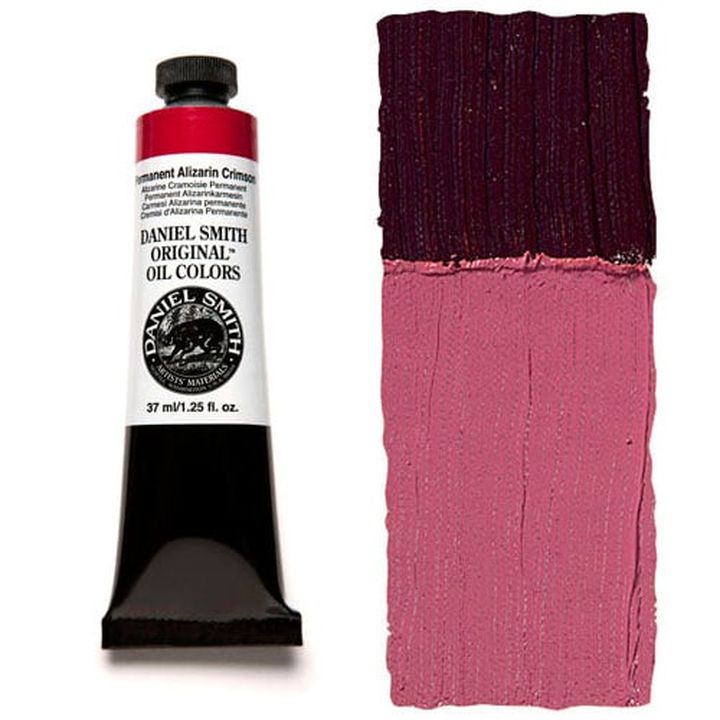 Oljna barva Daniel Smith Original 37ml – Permanent Alizarin Crimson