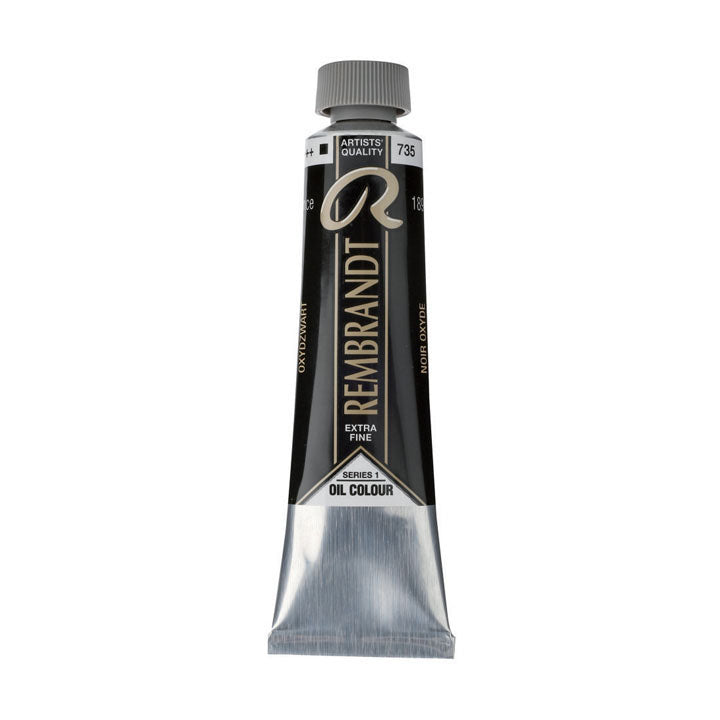 Oljna barva Rembrandt 40 ml – Oxide Black