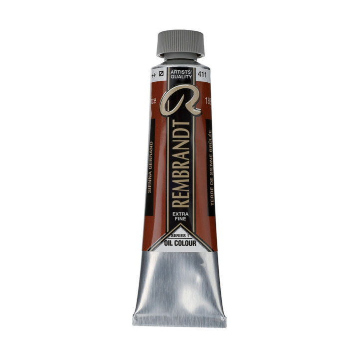 Oljna barva Rembrandt 40 ml – Burnt Sienna