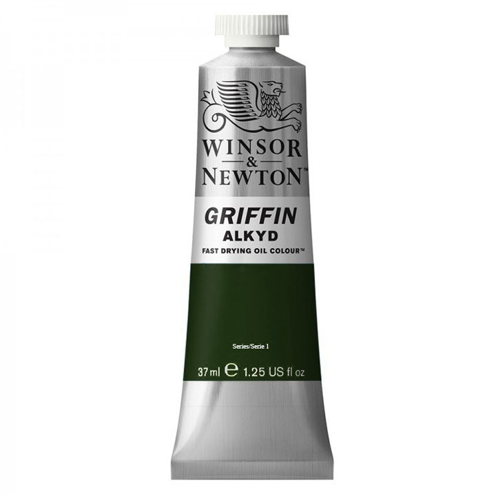 Oljna barva hitrosušeća Winsor & Newton Griffin Alkyd 37 ml – Permanent Sap Green