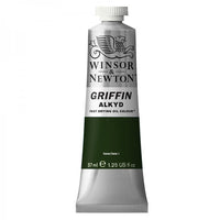 Oljna barva hitrosušeća Winsor & Newton Griffin Alkyd 37 ml – Permanent Sap Green
