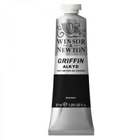 Oljna barva hitrosušeća Winsor & Newton Griffin Alkyd 37 ml – Ivory Black