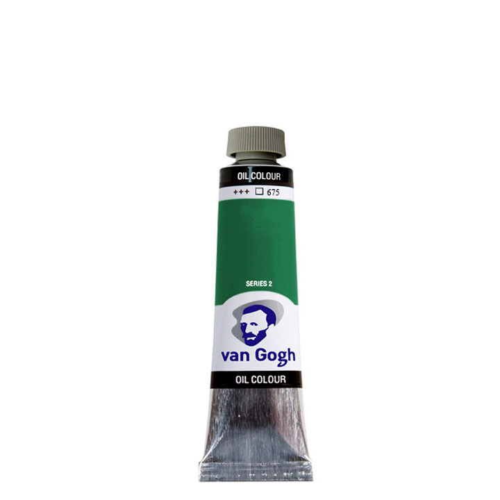 Oljna barva Van Gogh 40 ml / 40 odtenkov – phthalo zelena