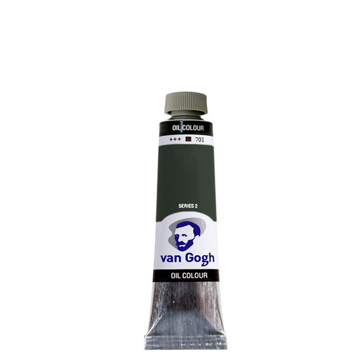 Oljna barva Van Gogh 40 ml / 40 odtenkov – ivory črna