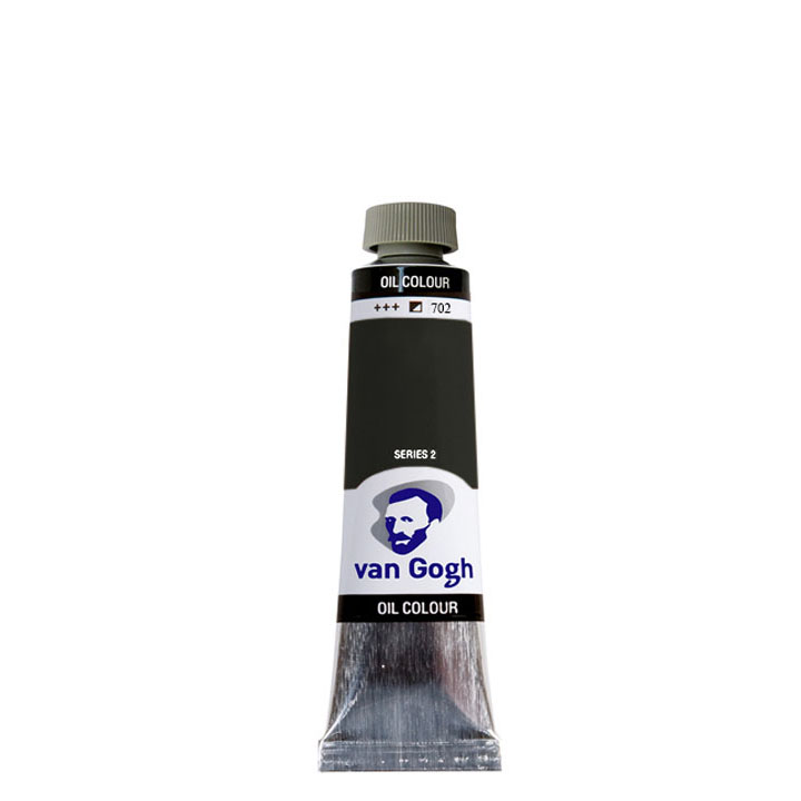 Oljna barva Van Gogh 40 ml / 40 odtenkov – Lamp Black