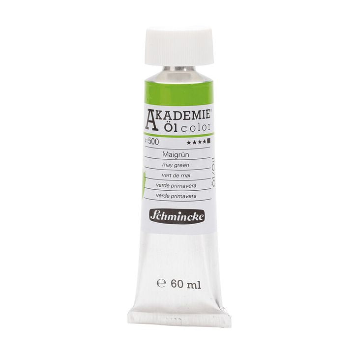 Oljne barve Schmincke AKADEMIE 60 ml – 500 Majska zelena