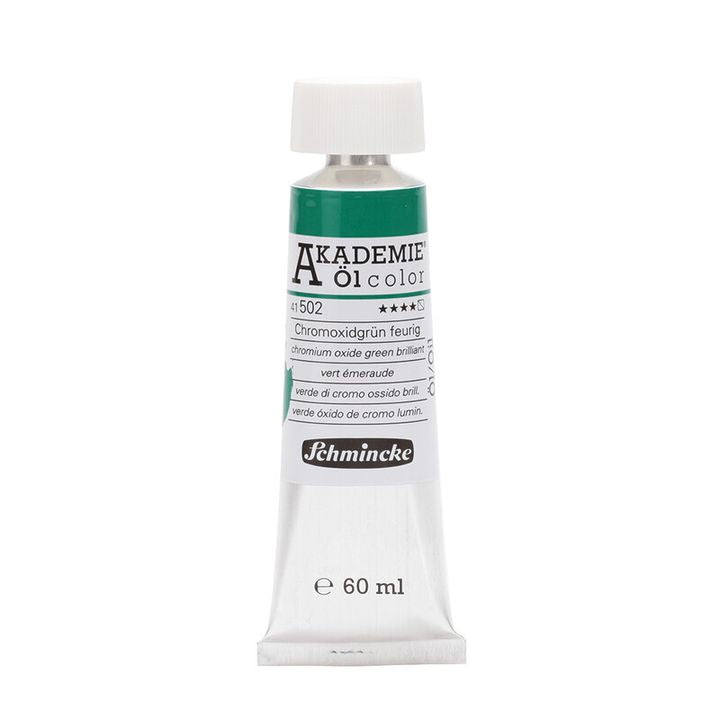 Oljne barve Schmincke AKADEMIE 60 ml – 502 Kromov oksid briljantno zelena