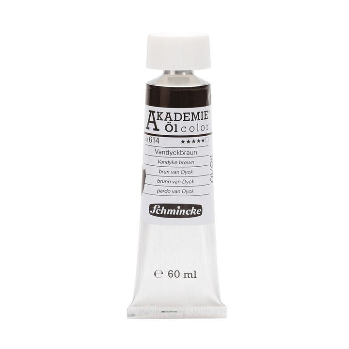 Oljne barve Schmincke AKADEMIE 60 ml – 614 Vandyke rjava