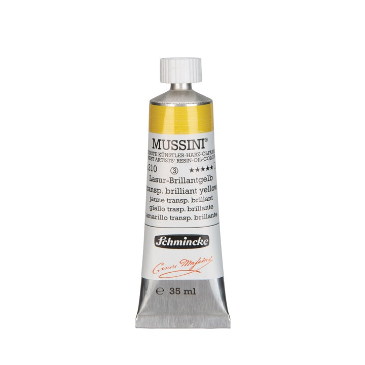 Oljne barve Schmincke MUSSINI 35 ml – 210 Briljantno rumena prosojna