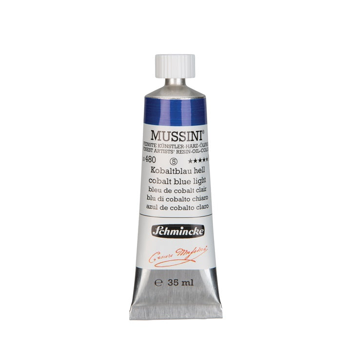 Oljne barve Schmincke MUSSINI 35 ml – 480 Kobalt modra svetla