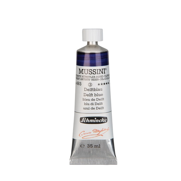 Oljne barve Schmincke MUSSINI 35 ml – 493 Delft modra