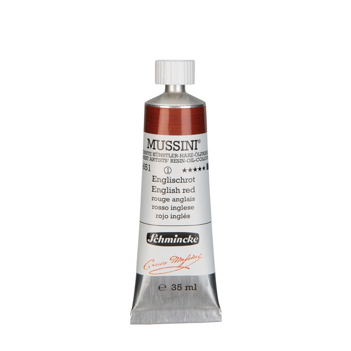 Oljne barve Schmincke MUSSINI 35 ml – 651 Angleško rdeča