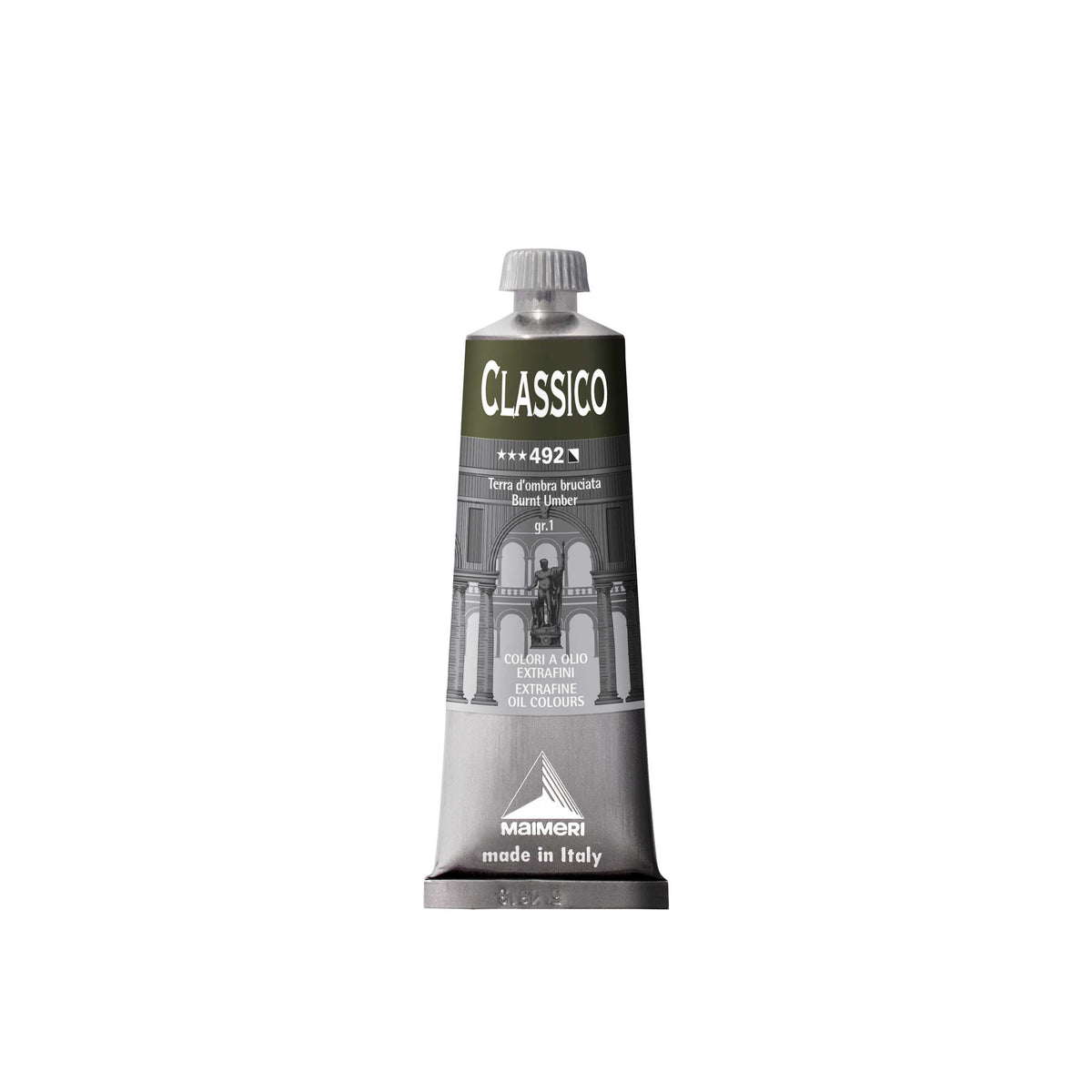 Oljna barva MAIMERI Classico - 60 ml | izberite odtenek – Žgana umbra